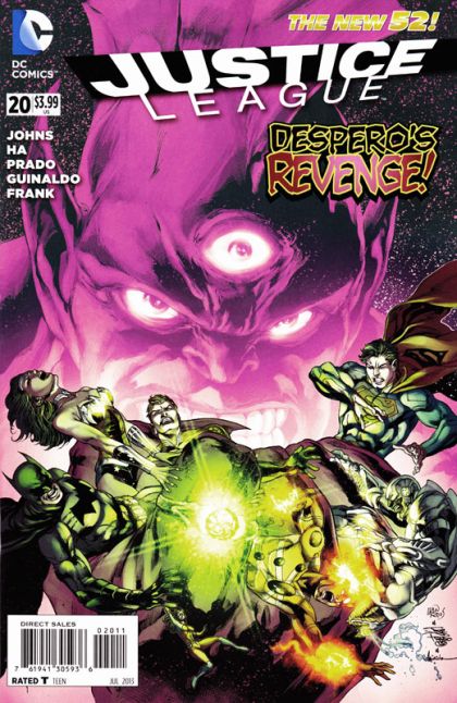 Justice League, Vol. 1 Secrets |  Issue#20A | Year:2013 | Series: Justice League | Pub: DC Comics | Ivan Reis Regular Cover