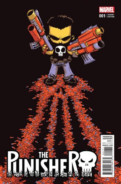 The Punisher, Vol. 11  |  Issue#1G | Year:2016 | Series: Punisher | Pub: Marvel Comics | Skottie Young Baby Variant