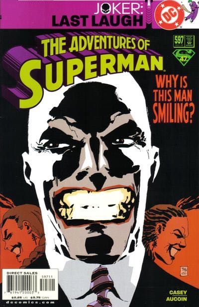 The Adventures of Superman Joker: Last Laugh - Rubber Crutch |  Issue#597A | Year:2001 | Series: Superman | Pub: DC Comics | Direct Edition