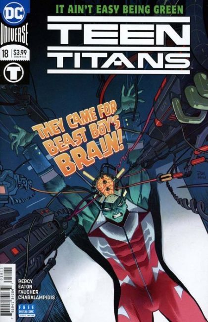 Teen Titans, Vol. 6 It Ain't Easy Being Green, Part Two |  Issue#18A | Year:2018 | Series:  | Pub: DC Comics | Regular Dan Mora Cover