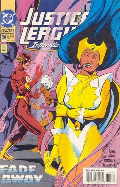 Justice League Europe / International Nocturne |  Issue#58A | Year:1993 | Series: JLA | Pub: DC Comics | Direct Edition