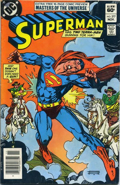 Superman, Vol. 1 Terra Times Two; Fate is the Killer |  Issue#377B | Year:1982 | Series: Superman | Pub: DC Comics | Newsstand Edition