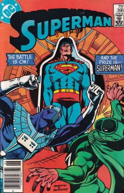Superman, Vol. 1 The Battle For Superman's Brain |  Issue#396B | Year:1984 | Series: Superman | Pub: DC Comics | Newsstand Edition