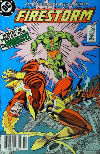 Firestorm, the Nuclear Man, Vol. 2 (1982-1990) Gambit |  Issue#58B | Year:1987 | Series: Firestorm | Pub: DC Comics | Newsstand Edition