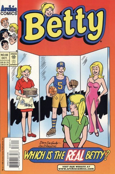 Betty  |  Issue#66A | Year:1998 | Series: Archie | Pub: Archie Comic Publications | Direct Edition