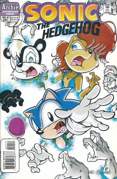 Sonic the Hedgehog, Vol. 2 ...and one shall save him! |  Issue#41A | Year:1996 | Series: Sonic The Hedgehog | Pub: Archie Comic Publications | Direct Edition