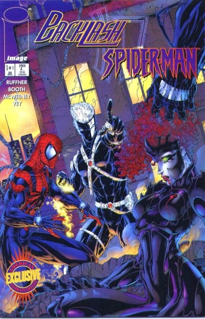 Backlash / Spider-Man  |  Issue#1B | Year:1996 | Series:  | Pub: Image Comics | American Entertainment Edition