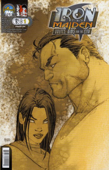 Iron and the Maiden: Brutes, Bims and the City  |  Issue#1B | Year:2008 | Series:  | Pub: Aspen Comics | Michael Turner Cover
