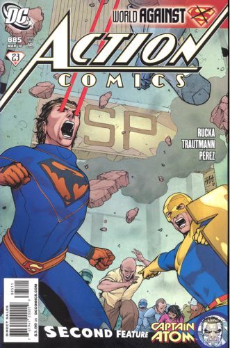 Action Comics, Vol. 1 World Against S - Divine Spark, Part 3 / Captain Atom, Chapter 7 |  Issue#885A | Year:2010 | Series:  | Pub: DC Comics | Direct Edition