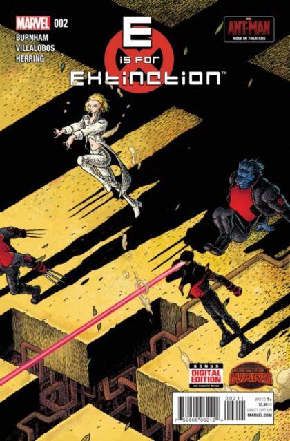 E Is For Extinction Secret Wars - X vs X |  Issue#2A | Year:2015 | Series:  | Pub: Marvel Comics | Regular Ian Bertram Cover