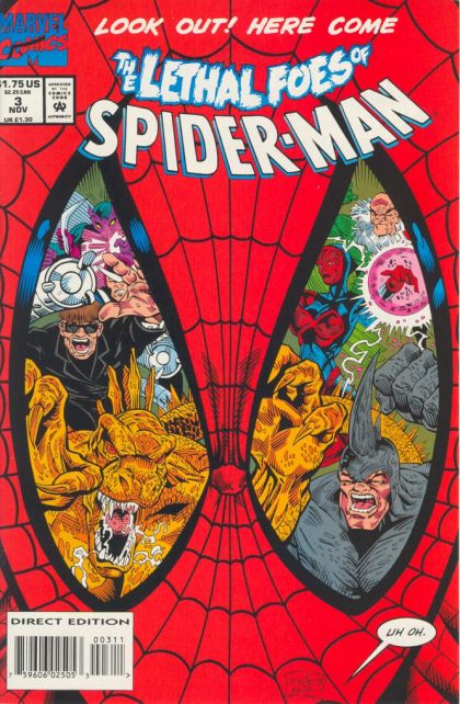 The Lethal Foes of Spider-Man Power Struggle |  Issue#3A | Year:1993 | Series: Spider-Man | Pub: Marvel Comics | Direct Edition