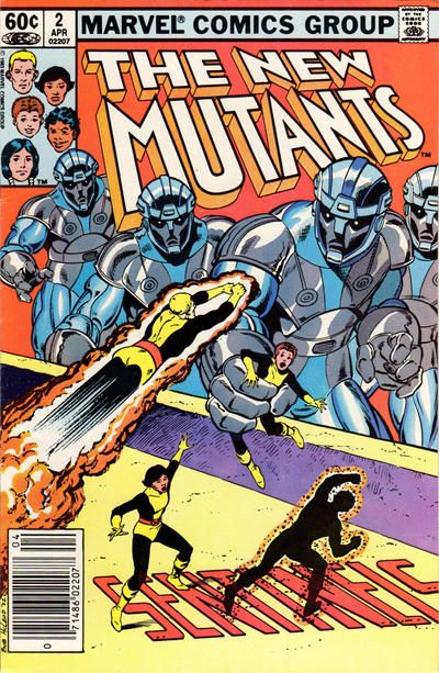 New Mutants, Vol. 1 Sentinels |  Issue#2B | Year:1982 | Series: New Mutants | Pub: Marvel Comics | Newsstand Edition