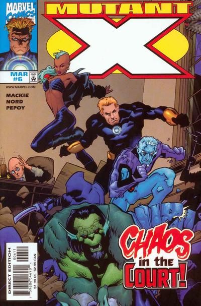 Mutant X The Trial of the Brute |  Issue#6A | Year:1999 | Series: X-Men | Pub: Marvel Comics | Direct Edition