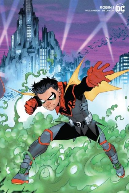 Robin, Vol. 3 Versus the World! |  Issue#1B | Year:2021 | Series:  | Pub: DC Comics | Gleb Melnikov Wraparound Variant