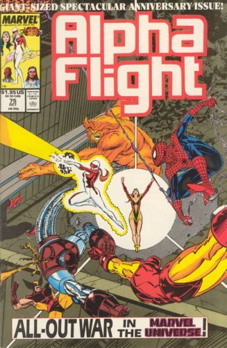 Alpha Flight, Vol. 1 Tigers In The Rain |  Issue#75A | Year:1989 | Series: Alpha Flight | Pub: Marvel Comics | Jim Lee Regular