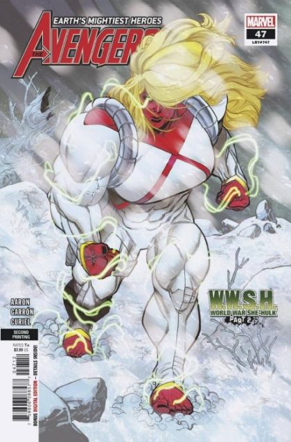 Avengers, Vol. 8 World War She-Hulk, Part Two |  Issue#47D | Year:2021 | Series: Avengers | Pub: Marvel Comics | 2nd Printing