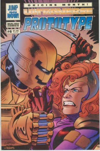 Prototype (Malibu Comics) Down In Flames |  Issue#6A | Year:1994 | Series:  | Pub: Malibu Comics | Direct Edition