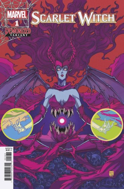 Scarlet Witch, Vol. 3  |  Issue#1H | Year:2023 | Series:  | Pub: Marvel Comics | Jesús Saíz Demonized Variant