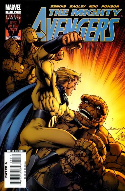Mighty Avengers, Vol. 1 Time Is On No One's Side |  Issue#10 | Year:2008 | Series: Avengers | Pub: Marvel Comics | Mark Bagley Regular