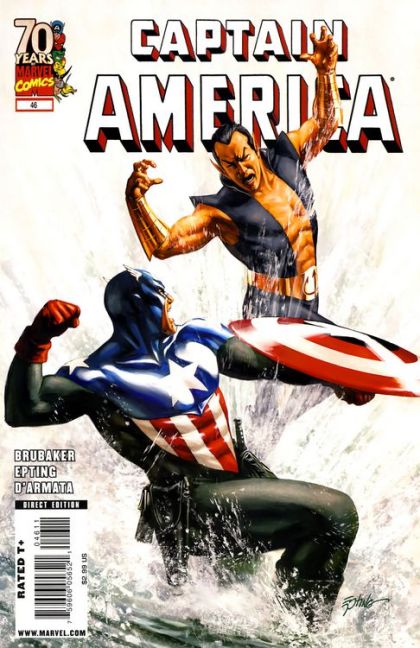 Captain America, Vol. 5 Old Friends and Enemies, Part One |  Issue#46A | Year:2009 | Series: Captain America | Pub: Marvel Comics | Steve Epting Regular