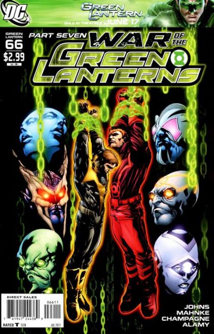 Green Lantern, Vol. 4 War of the Green Lanterns  |  Issue#66A | Year:2011 | Series: Green Lantern | Pub: DC Comics | Miguel Sepulveda Regular