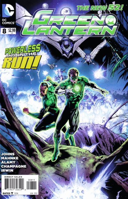 Green Lantern, Vol. 5 The Secret of the Indigo Tribe, Part Two |  Issue#8A | Year:2012 | Series: Green Lantern | Pub: DC Comics | Doug Mahnke Regular