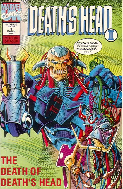 Death's Head II, Vol. 1 The Wild Hunt, Part 1: Mergers And Acquisitions |  Issue#1A | Year:1992 | Series: Death's Head | Pub: Marvel Comics |