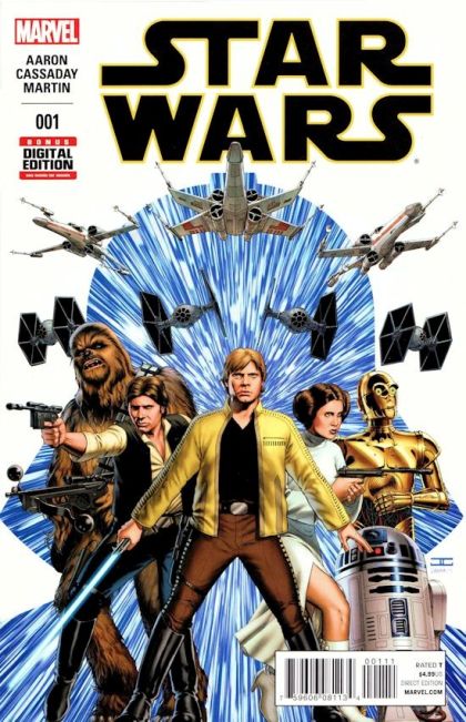 Star Wars, Vol. 2 (Marvel) Skywalker Strikes |  Issue#1A | Year:2015 | Series: Star Wars | Pub: Marvel Comics | John Cassaday Regular