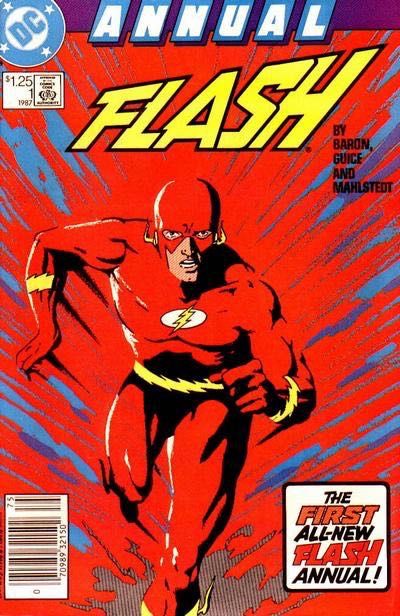 Flash, Vol. 2 Annual Death Touch |  Issue#1B | Year:1987 | Series: Flash | Pub: DC Comics | Newsstand Edition