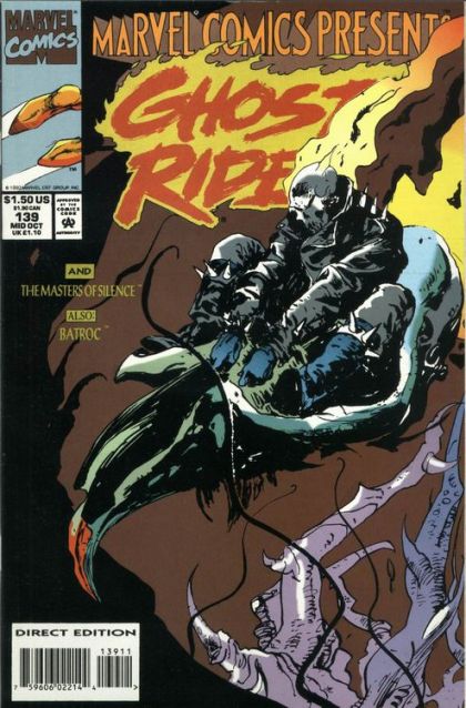 Marvel Comics Presents, Vol. 1 Rumble In The Jungle, Part 3: Masque; Spellbound Part 2: Earthbound; Fellow Travelers Part 3: Fangs of Fury; Feat First |  Issue#139A | Year:1993 | Series:  | Pub: Marvel Comics | Direct Edition