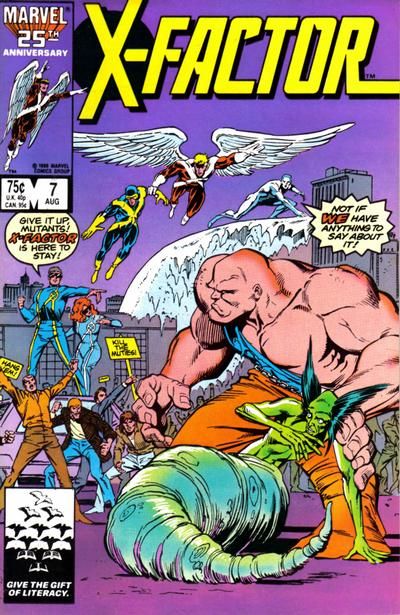X-Factor, Vol. 1 Fall Out! |  Issue#7A | Year:1986 | Series: X-Factor | Pub: Marvel Comics | Direct Edition