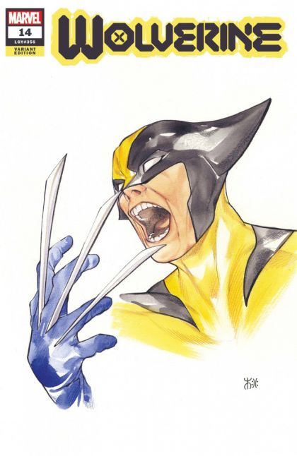 Wolverine, Vol. 7 The Unusual Suspects |  Issue#14C | Year:2021 | Series: Wolverine | Pub: Marvel Comics | Peach Momoko Marvel Anime Variant