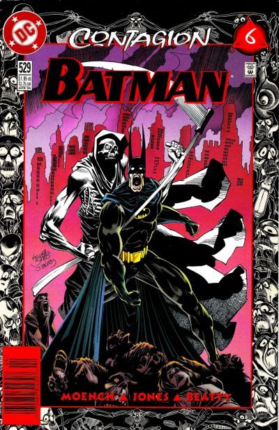 Batman, Vol. 1 Contagion - Part 6: Tears of Blood |  Issue#529B | Year:1996 | Series: Batman | Pub: DC Comics | Newsstand Edition