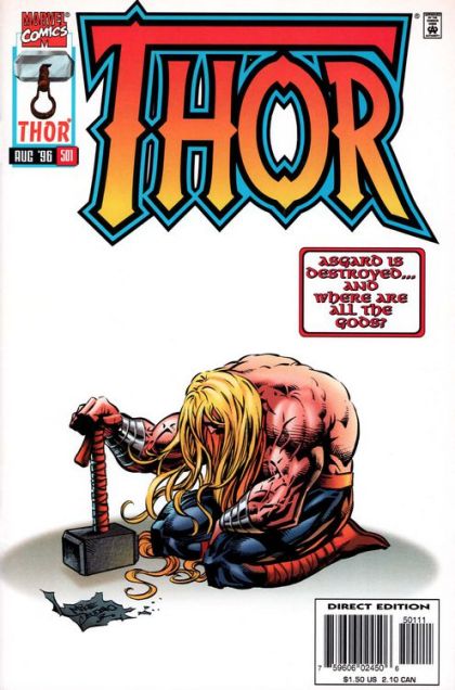 Thor, Vol. 1 Out Of The Blue |  Issue#501A | Year:1996 | Series: Thor | Pub: Marvel Comics | Direct Edition