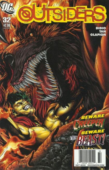 Outsiders, Vol. 4 Different Kinds Of Hell |  Issue#32B | Year:2010 | Series: Outsiders | Pub: DC Comics | Newsstand Edition