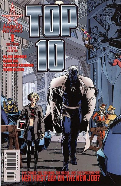Top 10 Her First Day On The New Job |  Issue#1A | Year:1999 | Series: Top 10 | Pub: DC Comics | Gene Ha Standard Cover