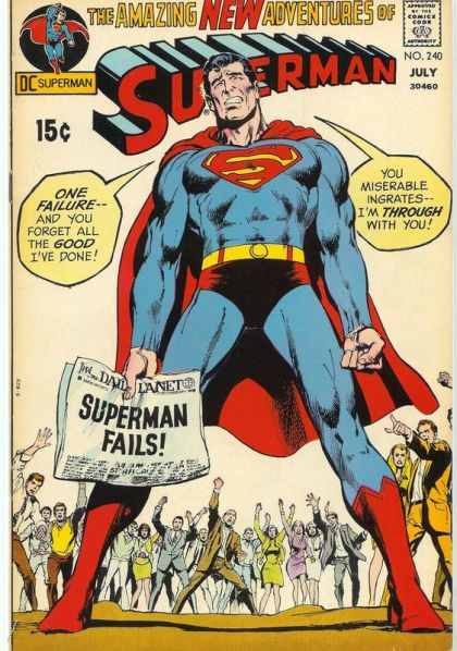 Superman, Vol. 1 To Save a Superman / the Fabulous World of Krypton: the Man Who Cheated Time |  Issue#240 | Year:1971 | Series: Superman | Pub: DC Comics |