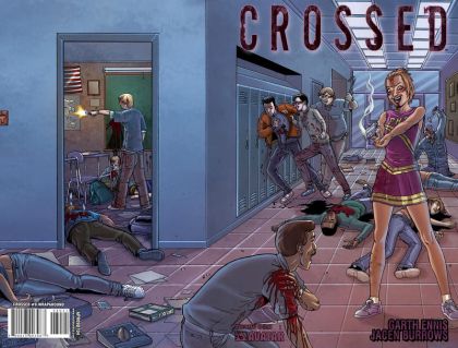 Crossed  |  Issue#8B | Year:2009 | Series: Crossed | Pub: Avatar Press | Jacen Burrows Wraparound Cover