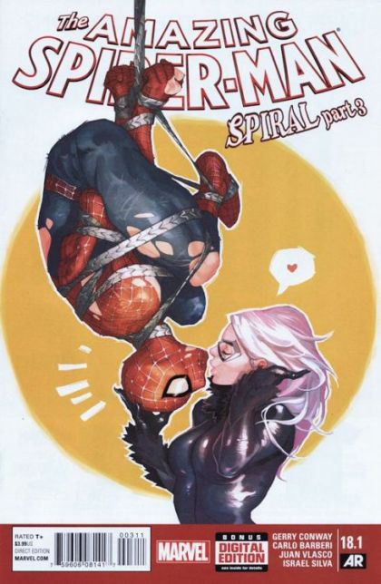 The Amazing Spider-Man, Vol. 3 Spiral, Part Three |  Issue#18.1A | Year:2015 | Series: Spider-Man | Pub: Marvel Comics | Yasmine Putrii Regular Cover