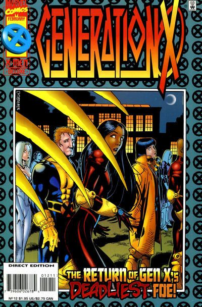 Generation X, Vol. 1 The Return Of Emplate |  Issue#12A | Year:1995 | Series: Generation X | Pub: Marvel Comics | Direct Edition