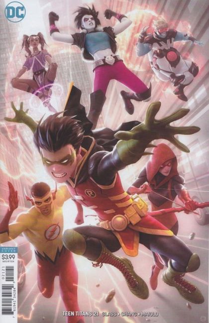 Teen Titans, Vol. 6  |  Issue#21B | Year:2018 | Series:  | Pub: DC Comics | Variant Alex Garner Cover