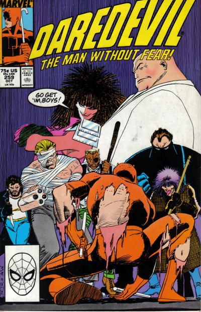 Daredevil, Vol. 1 The Children Are Watching You |  Issue#259A | Year:1988 | Series: Daredevil | Pub: Marvel Comics | Direct Edition