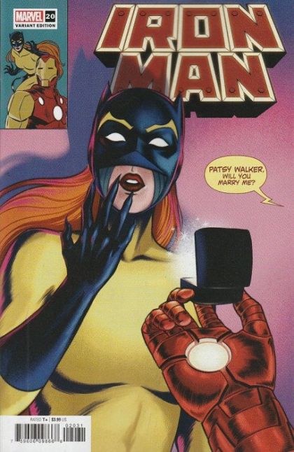 Iron Man, Vol. 6 Skate or Die |  Issue#20C | Year:2022 | Series:  | Pub: Marvel Comics | Betsy Cola Cover