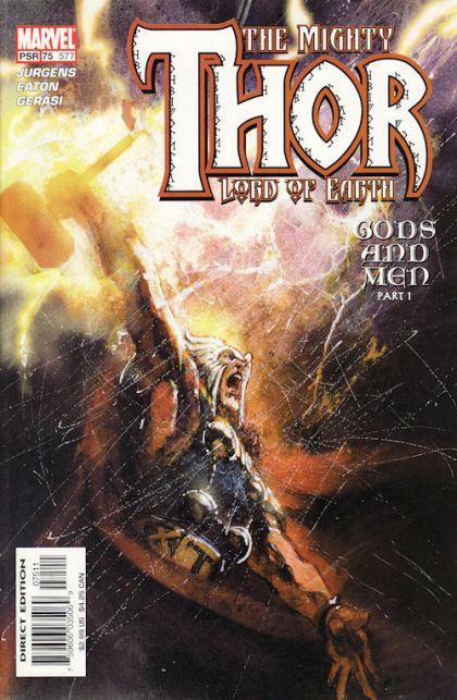 Thor, Vol. 2 Gods and Men, Part 1: Realization |  Issue#75A | Year:2004 | Series: Thor | Pub: Marvel Comics | Direct Edition