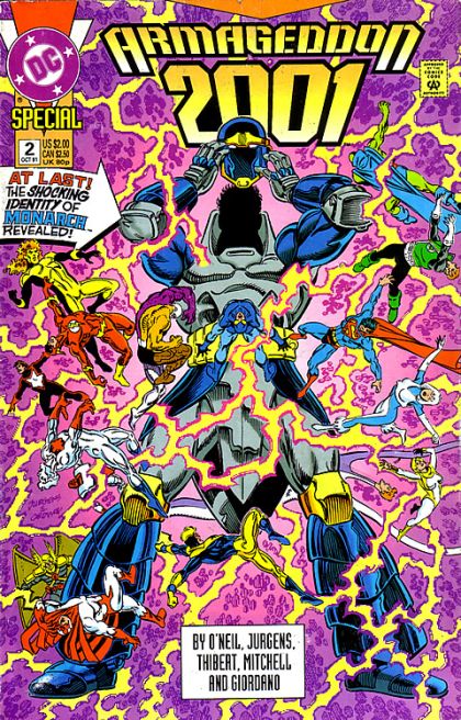 Armageddon 2001 Armageddon 2001 - Who Is Monarch? |  Issue#2A | Year:1991 | Series:  | Pub: DC Comics | Direct Edition
