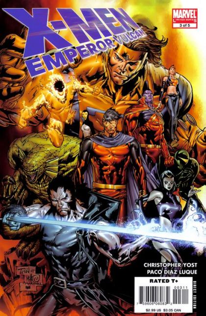 X-Men: Emperor Vulcan Emperor Vulcan |  Issue#3A | Year:2007 | Series: X-Men | Pub: Marvel Comics | Billy Tan Regular