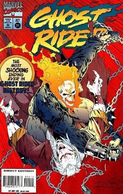 Ghost Rider, Vol. 2 A Thirst For Celebrity |  Issue#54A | Year:1994 | Series: Ghost Rider | Pub: Marvel Comics |