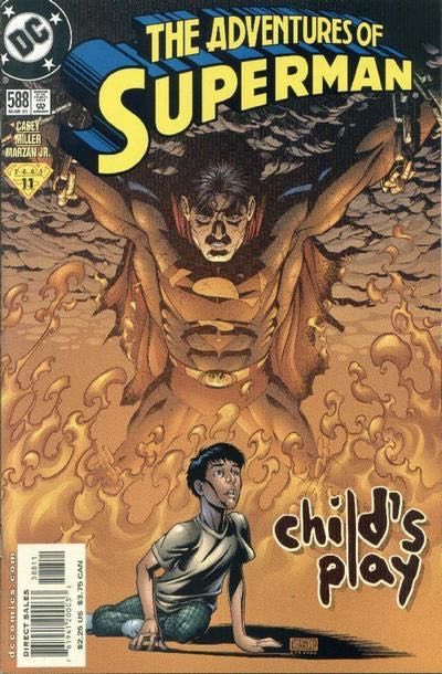 The Adventures of Superman Pillar of Earth |  Issue#588A | Year:2001 | Series: Superman | Pub: DC Comics | Direct Edition