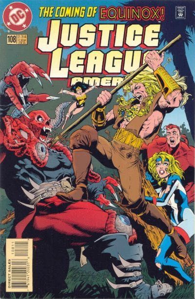 Justice League / International / America One Hand in Darkness |  Issue#108A | Year:1996 | Series: Justice League | Pub: DC Comics |