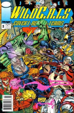 WildC.A.T.s, Vol. 1 Reunification |  Issue#3B | Year:1992 | Series: WildC.A.T.S | Pub: Image Comics | Newsstand Edition
